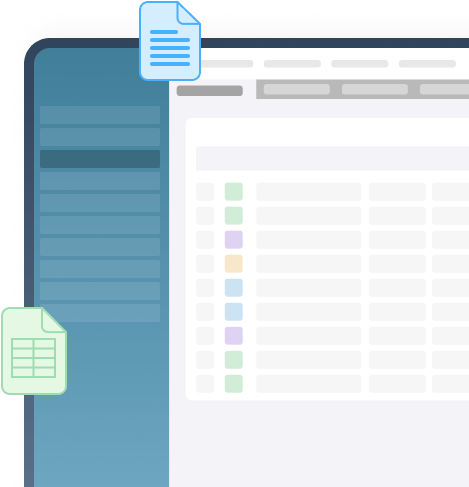 Пример экрана с документами